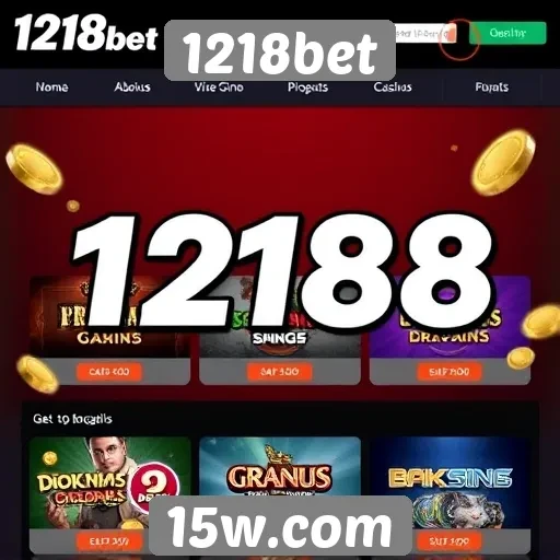 Principais jogos disponíveis no site 1218bet
